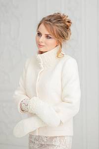 Пальто "Юлианна"+варежки